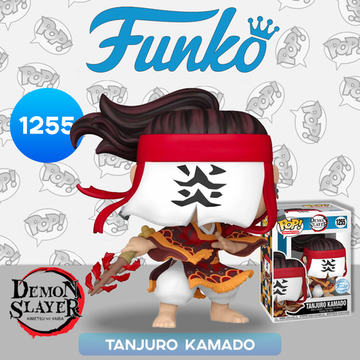 Фигурка Funko POP! Animation Demon Slayer Tanjuro Kamado Dance of the Sun God (Exc) (1255) 68862 / Фигурка Фанко ПОП! по мотивам аниме "Клинок, рассекающий демонов", Танджуро Камадо