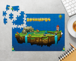 Пазл Островок Geometry Dash World