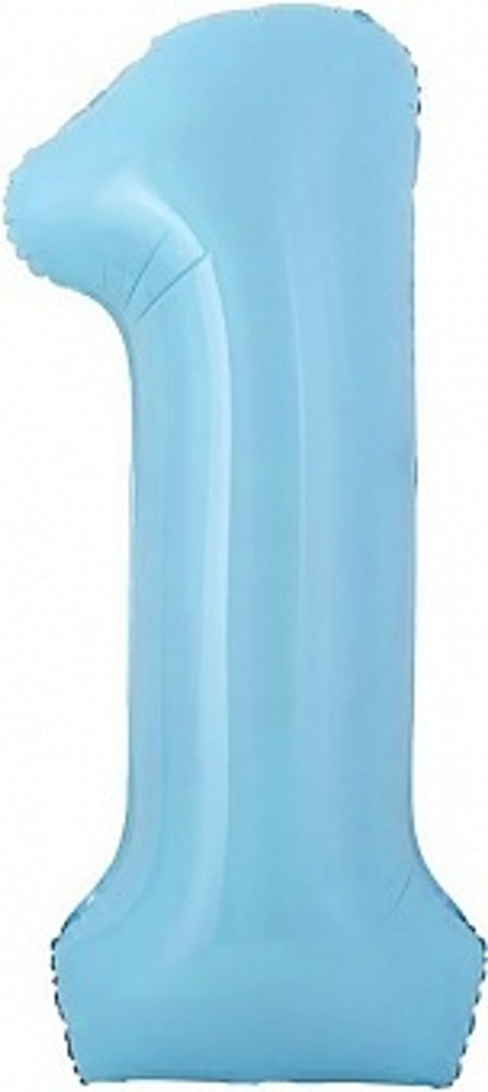 К Мини-цифра 1 Голубой 16''/41 см