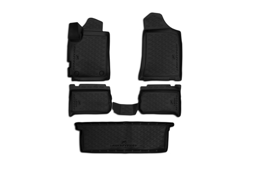 Коврики в салон для LIFAN MyWay, 2017-, кроссовер, 5 шт. (полиуретан) арт.1PFN00