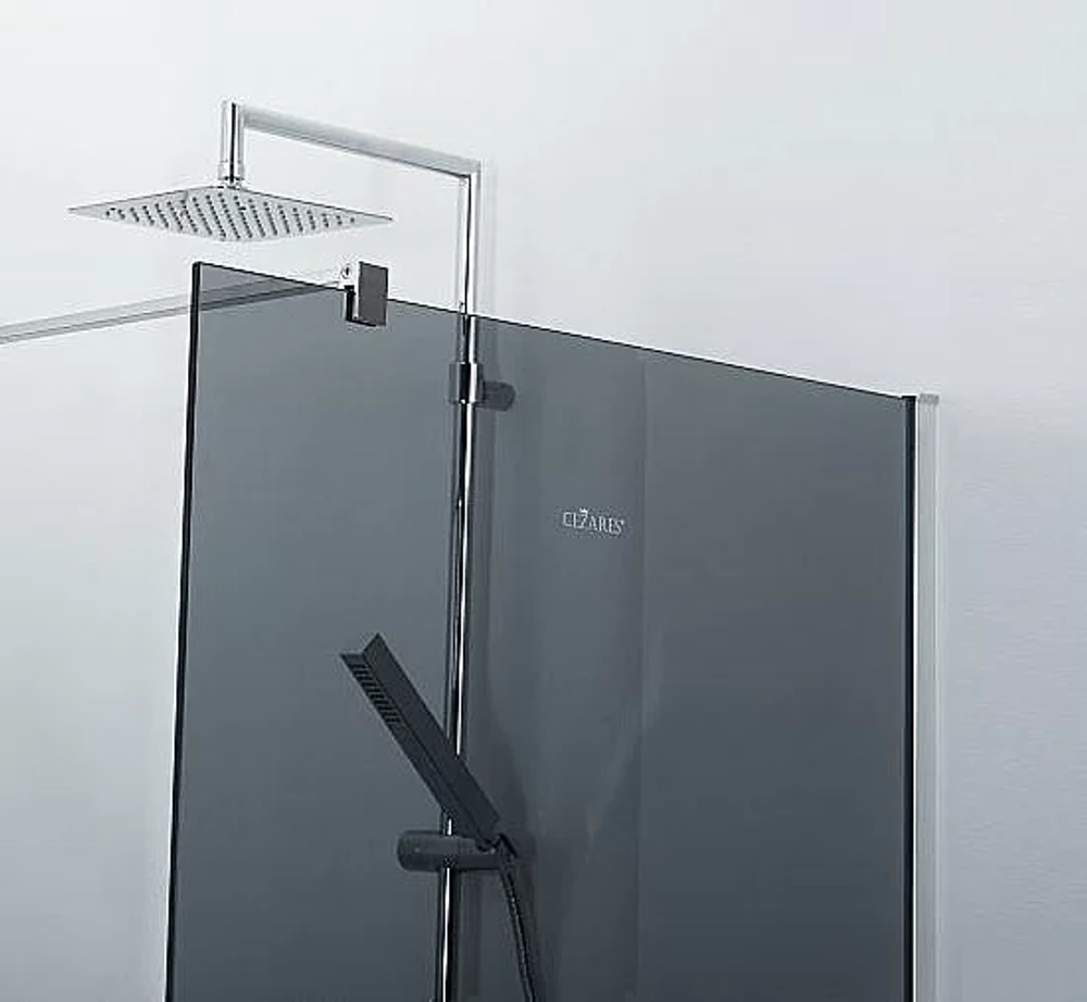 Душевое ограждение CEZARES LIBERTA-L-1-90-120-GR-Cr кронштейн 120см