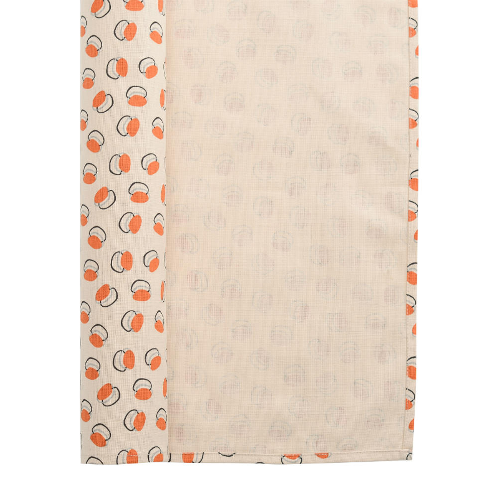 Дорожка на стол из хлопка с графичным принтом Ягоды Russian North 45х150 Tkano