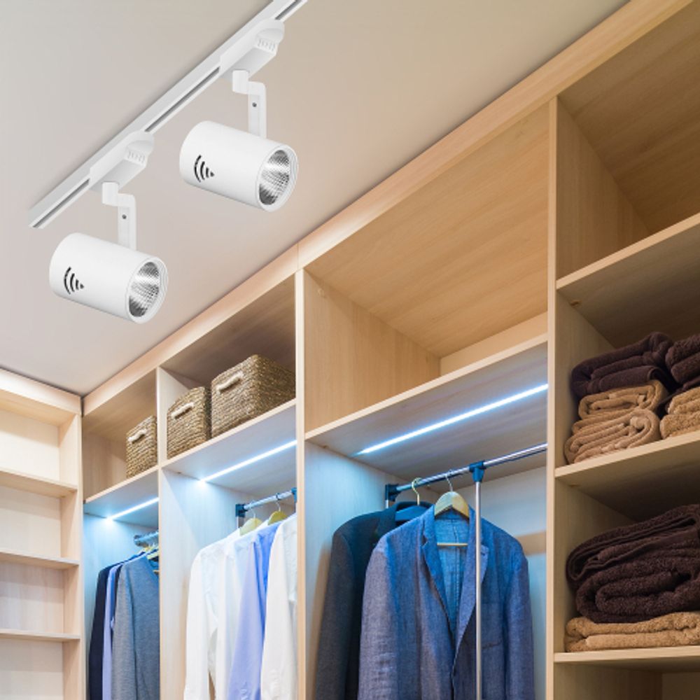 Трековый светильник однофазный ЭРА TR1 - 20 WH светодиодный COB 20Вт 4000К 1400Лм белый