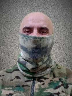 Бафф зимний тактический снуд флисовый мох