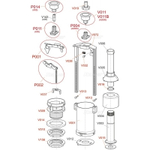 A2000 Сливной механизм со стоп-кнопкой