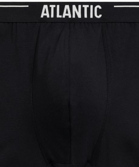 Трусы мужские боксеры (5шт) Atlantic 5SMH-004, хлопок, морской + бирюзово-зеленый + черный + серый меланж + темно-голубой