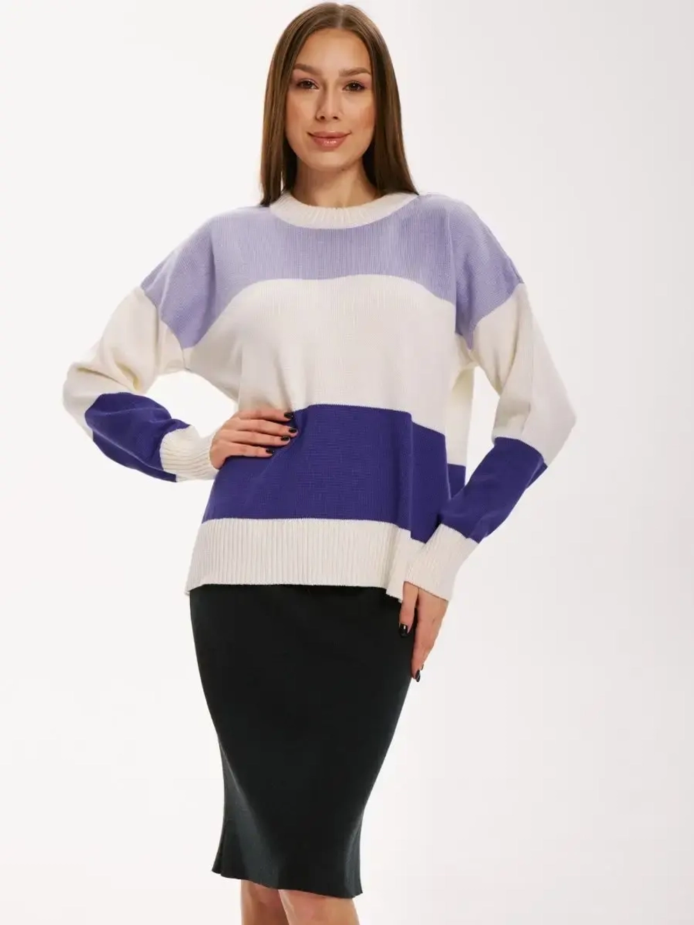 Джемпер в полоску