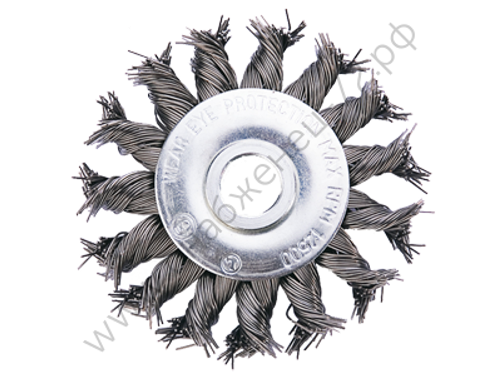 Щётка №132 13075131 d-75мм круглая для УШМ, витая