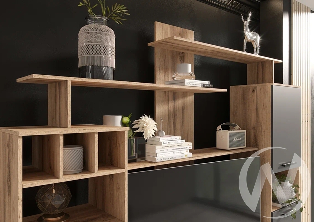 Гостиная Мини-2 (дуб крафт/графит)