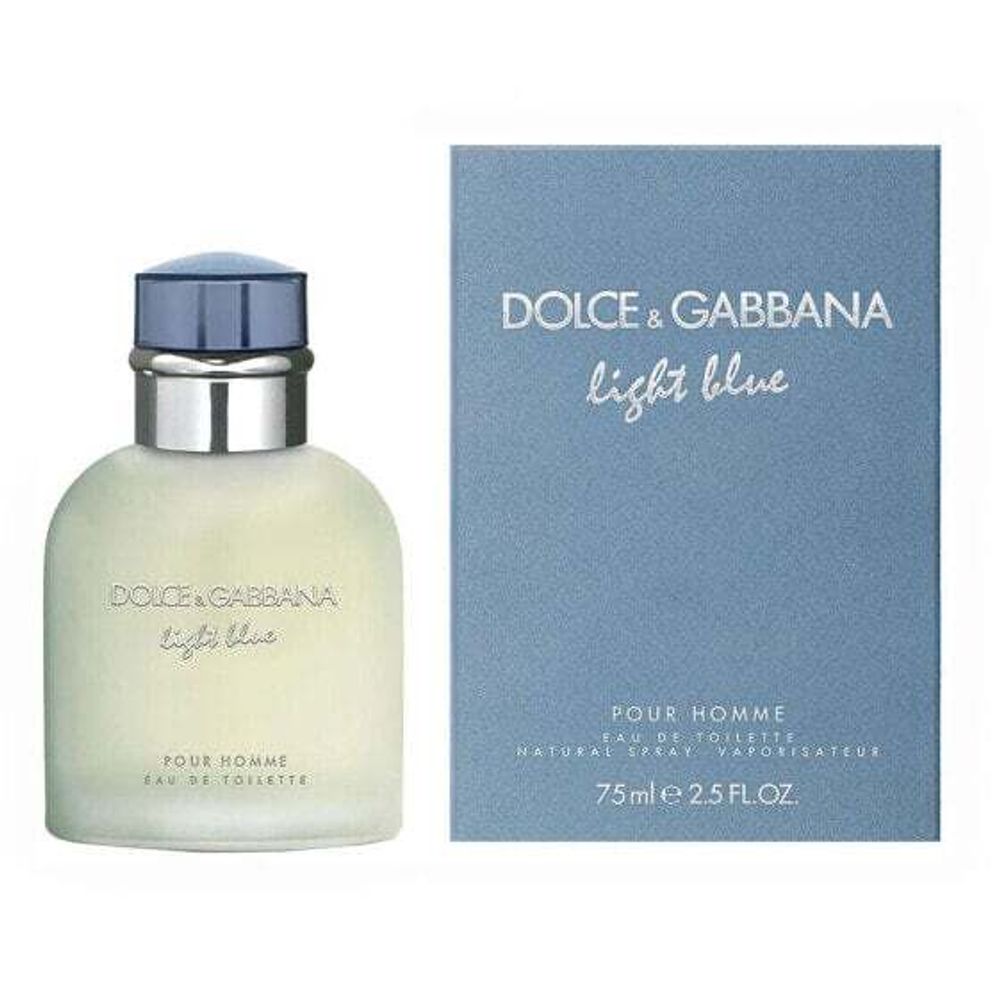 Мужская парфюмерия DOLCE &amp; GABBANA Light Blue Pour Homme Eau De Toilette 75ml Vapo Perfume