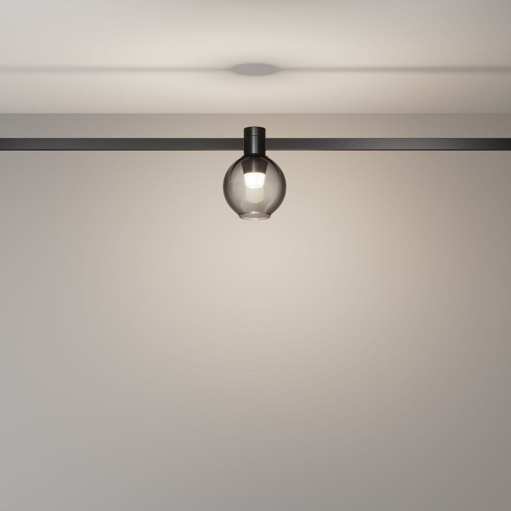Трековый однофазный светодиодный светильник Maytoni Flarity Bubble TR148-1-3W4K-B