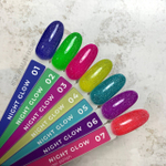 NIK Nails Гель-лак Night glow 06 (светоотражающие), 8g