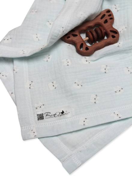 Муслиновая пеленка Котята 90*130 (+/-5см)