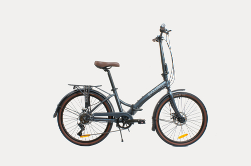 Велосипед 24" EVOLUTION BIGTOWN-7 MD алюминий складной 7-скоростей серый