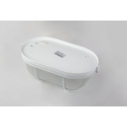 Светильник ЭРА НБП 04-100-002 Акватермо алюминий стекло решетка IP54 E27 max 100Вт 280х160