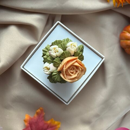 Шоколадный горшочек «Солёная карамель с арахисом»