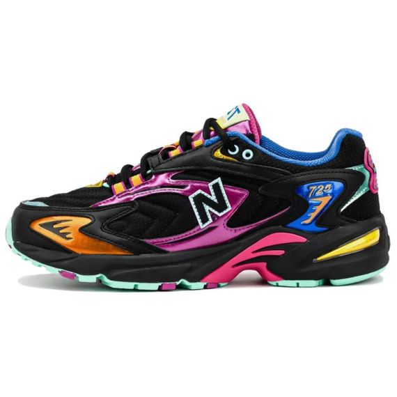 New Balance NB 725 Бежевые кроссовки Низки Черные Кроссовки