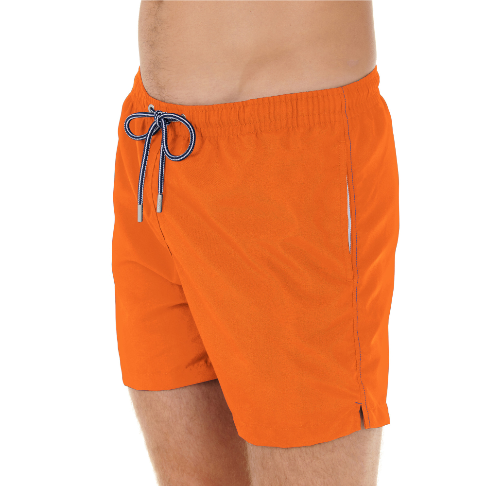 Мужские плавательные шорты оранжевые HOM SEA LIFE Beach Boxer 402537_401035