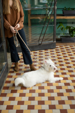 Поводок "Кантри-пони" Графит (льняной канат)