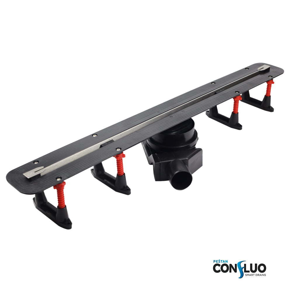 Желоб водосток Pestan Slim 850  напольный нержавеющая сталь 13100035