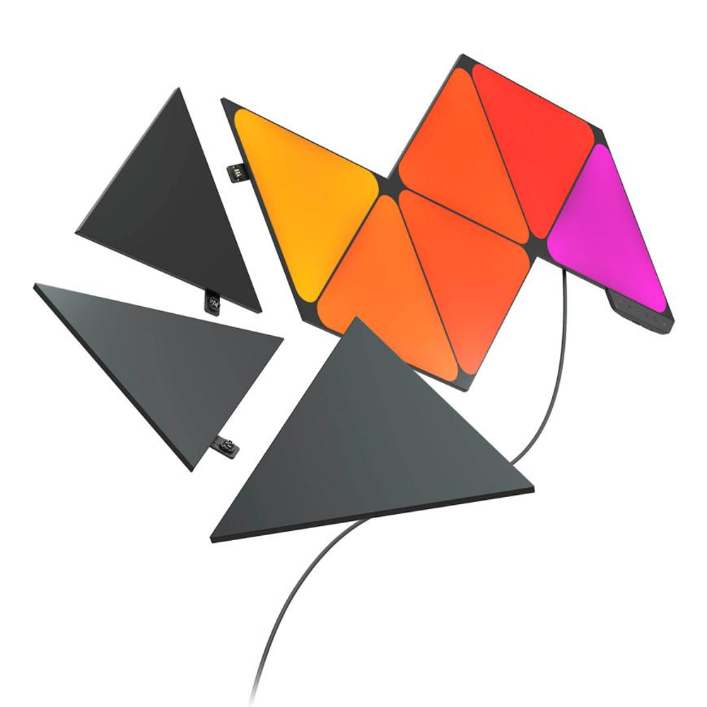 Умная светодиодная панель Nanoleaf Shapes Limited Edition Ultra Black Triangles Starter Kit (комплект — 9 шт.)