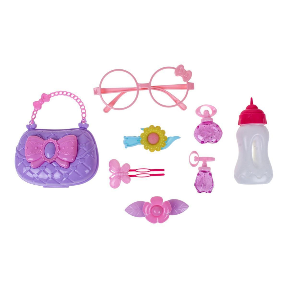 Пупс функциональный с аксесс., коробка L-8061D