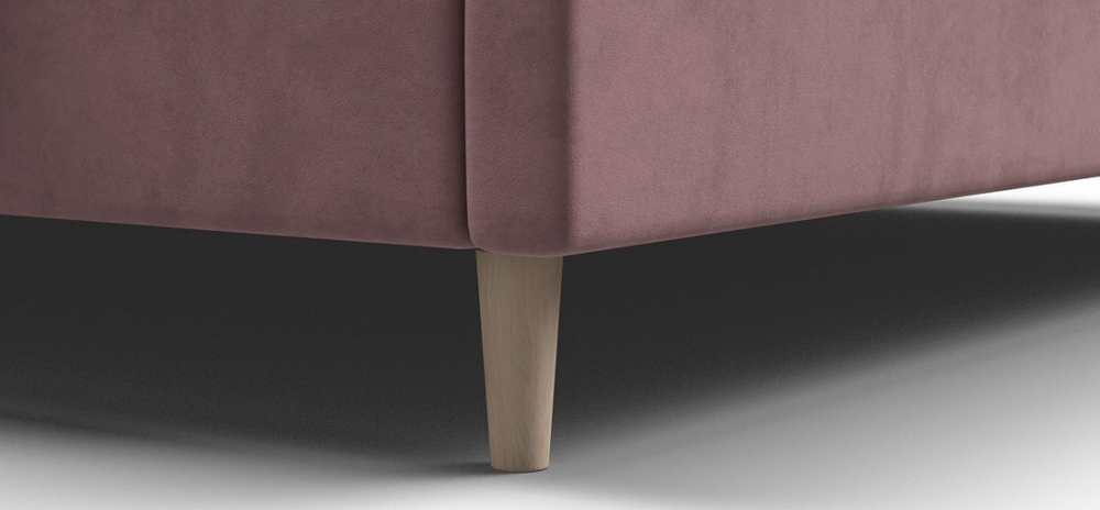 Кровать Сканди велюр монолит роуз(последний экземпляр)