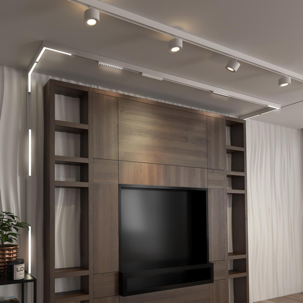 358607 SHINO NT21 155 белый Трековый светильник для низковольного шинопровода IP20 LED 4000K 24W 48V FLUM