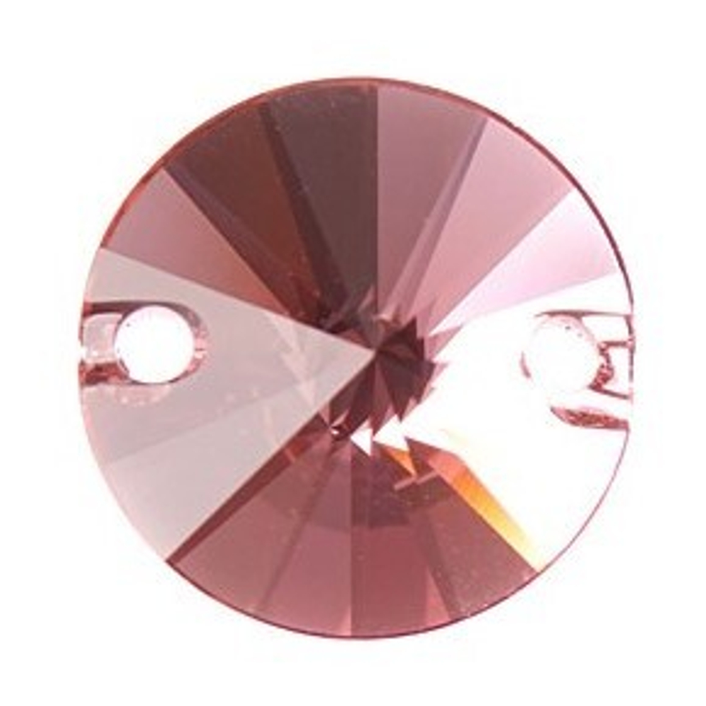 Стразы "Сваровски" 10 мм, кристалл антично-розовый (blush rose 257), 1 шт