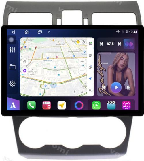 Магнитола для Subaru Forester 4 2012-2015, Impreza 4, XV (штатная КЗВ и/или harman/kardon) - FarCar BX877 монитор 13" 2K QLED на Android 13, TS10, 6+128, CarPlay, 4G SIM-слот