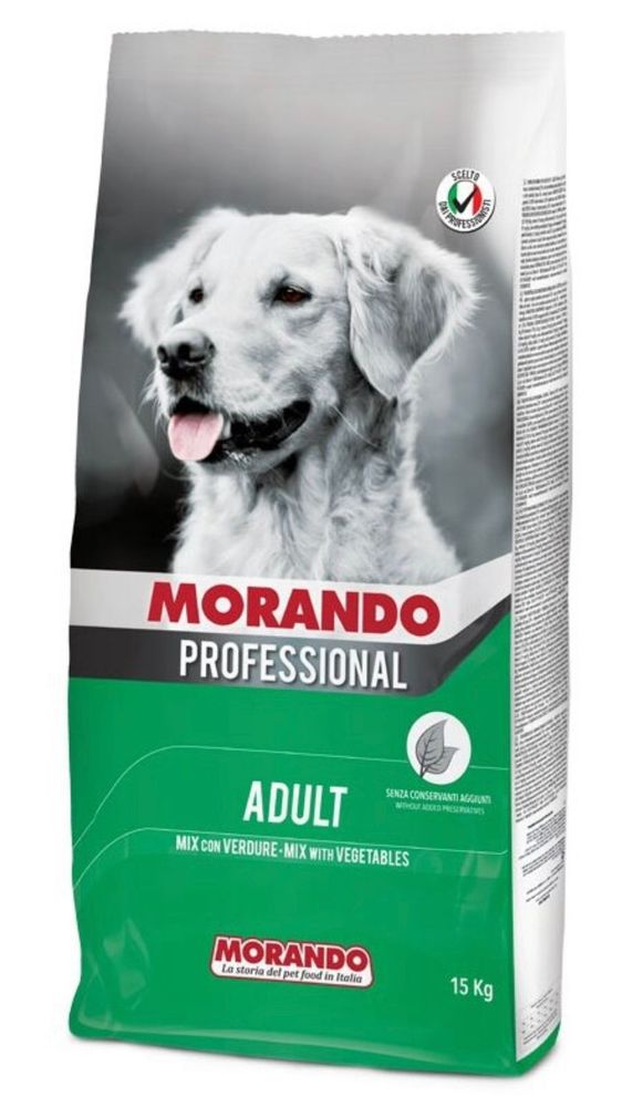 Morando Professional Cane сухой корм для взрослых собак с овощами, 4 кг