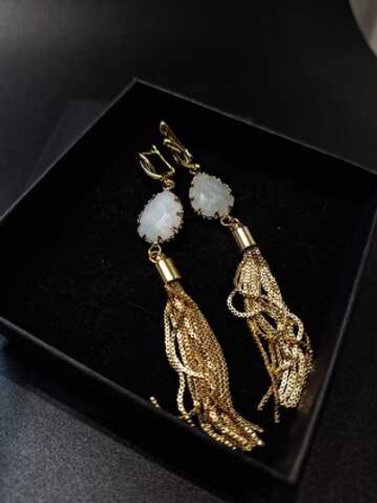 Серьги из амазонита