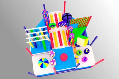 Детский игровой лабиринт «Рыбкино царство»