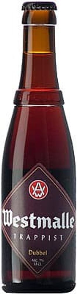 Пиво Вестмалле Траппист Дюбель / Westmalle Trappist Dubbel 0.33 - стекло