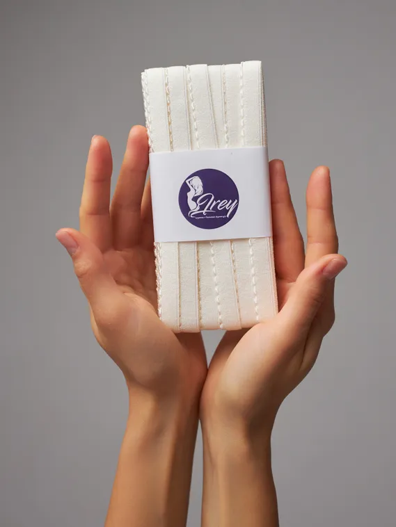 004 641/12 Резинка отделочная Lauma 12 мм, айвори 004