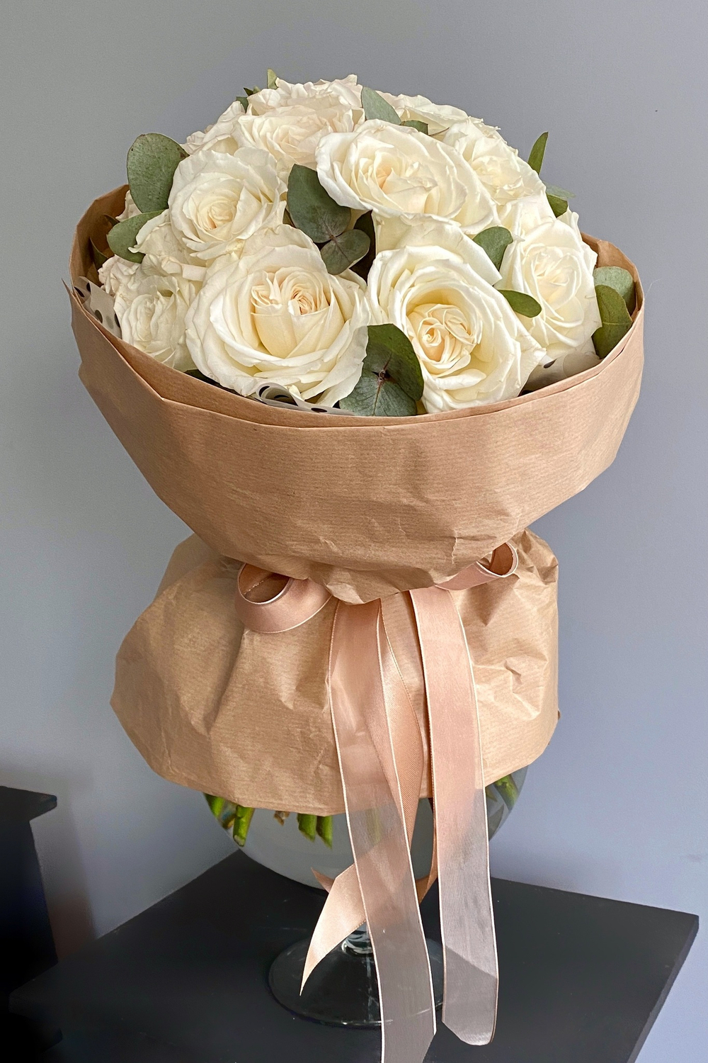 Букет «Розы в крафте»