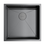 Мойка Omoikiri Taki 44-U/IF-GM нерж. сталь | Вороненая сталь