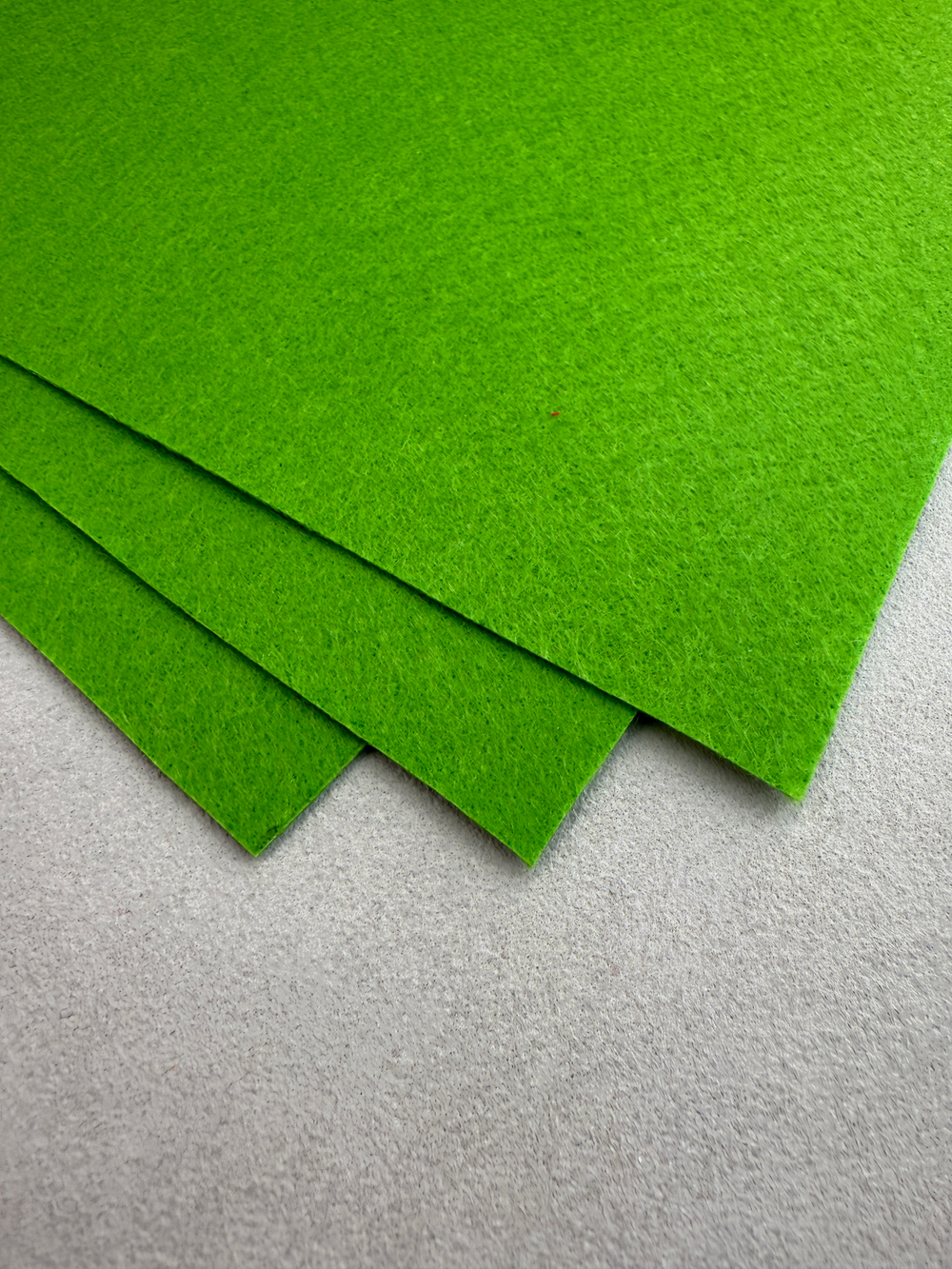 Жесткий фетр 1 мм Зеленый, (Китай)