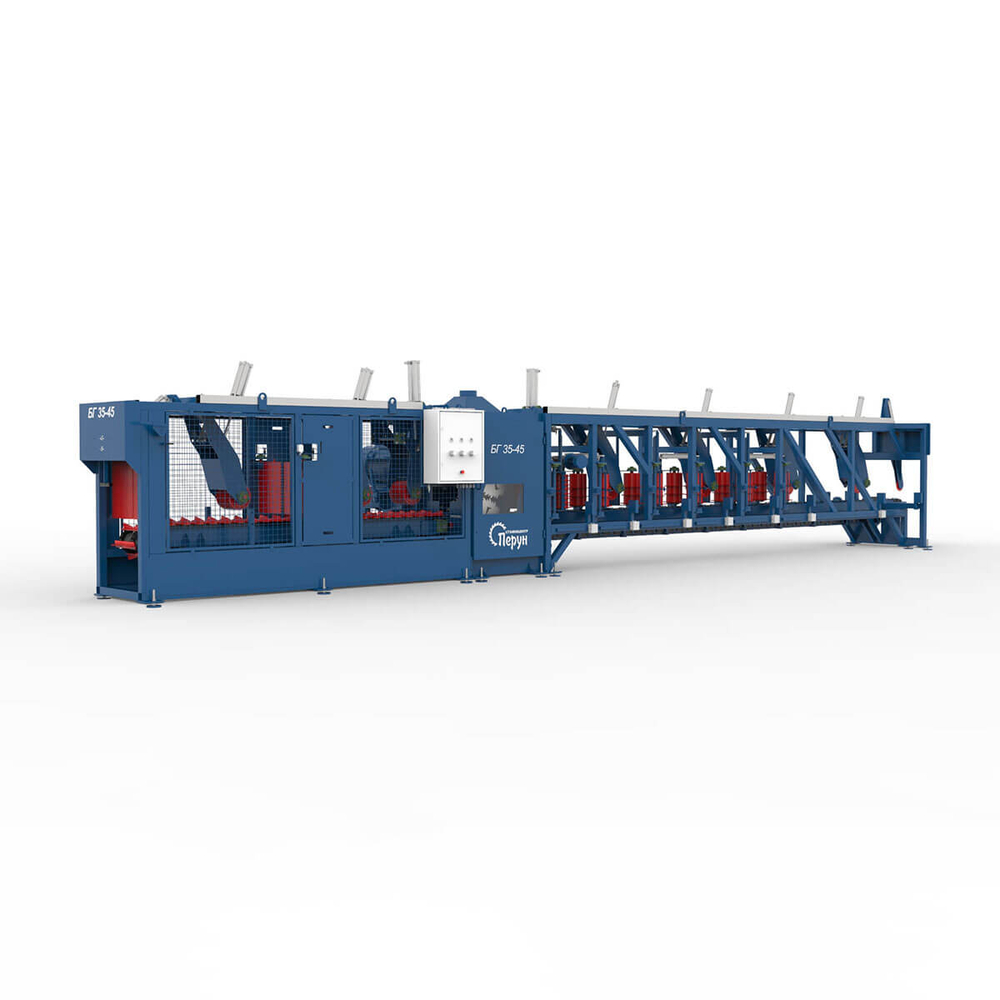 Бревнопильный гусеничный станок БГ 35-55 Линия