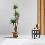 Табурет деревянный Одвар для кухни серый из массива сосны, 33х33 см