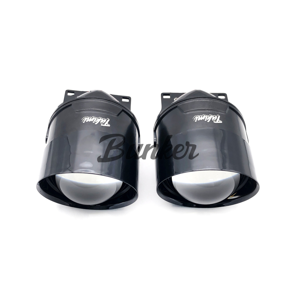 Светодиодные линзы Bi-Led модули для ПТФ Toyota TaKiMi GTR FOG 3.0" 6000K 12V