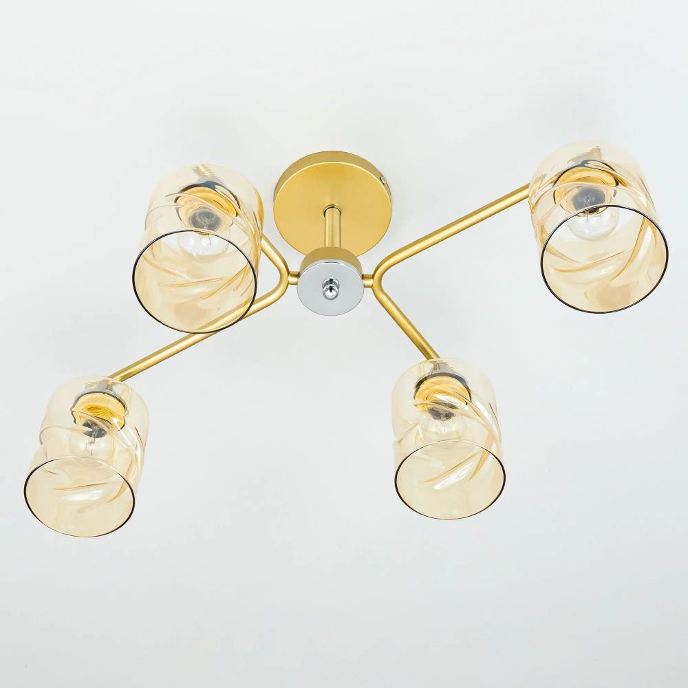 Citilux Клод CL137142 Люстра потолочная Золото