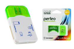 Картридер Perfeo PF-VI-R010 SD/MMC+Micro SD+MS+M2