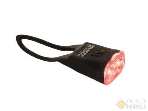 Фонарь задний AUTHOR SILICON R 7Lm 2д/2 ф. видимость до 600м с батарейкой быстросъёмный чёрный