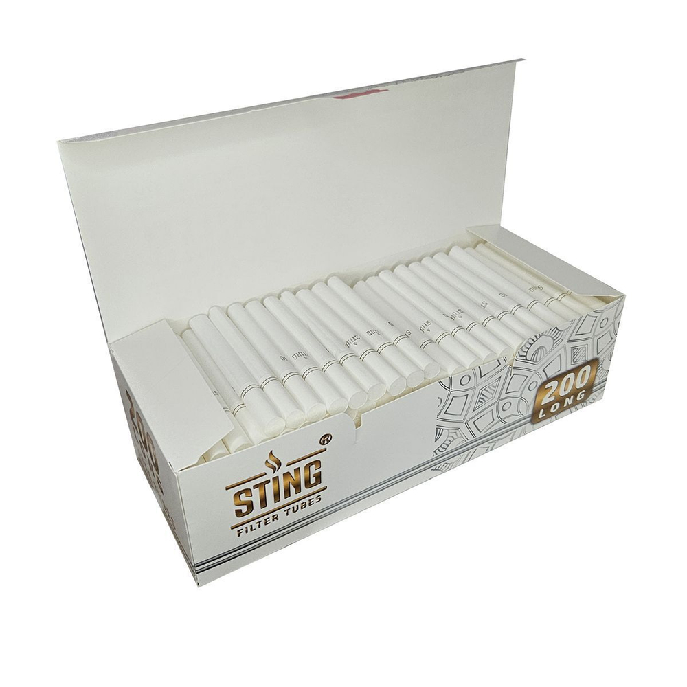 Гильзы для сигарет "Sting" White Long 5х200шт (Комплект)