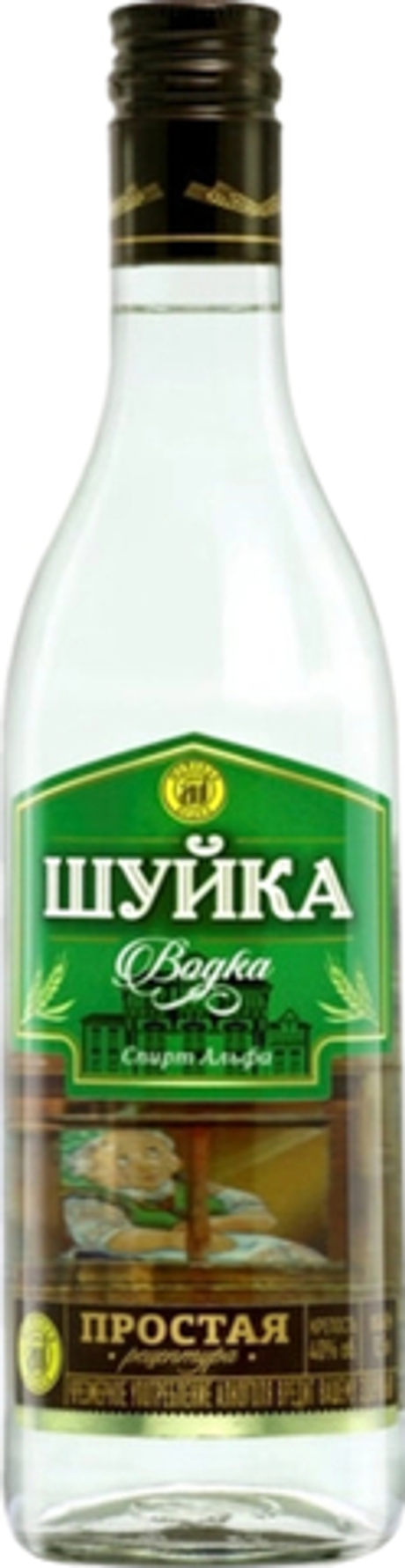 Водка Шуйка простая рецептура 0,5л