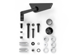 BS295B RIZOMA RH MIRROR CIRCUIT CUT-EDGE BLACK