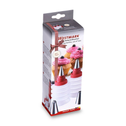 Набор кондитерских шприцов 2шт и 4 насадки Westmark Baking Германия упаковка