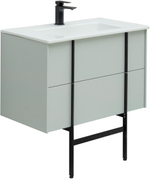 Тумба с раковиной Allen Brau Reality 1.32005.PWM 80 рapyrus white matt