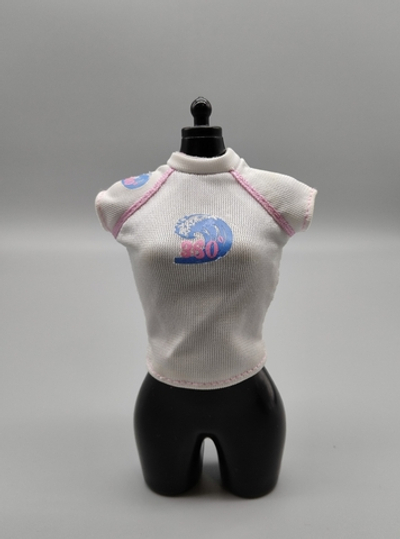 Одежда для куклы Барби винтаж футболка 0427